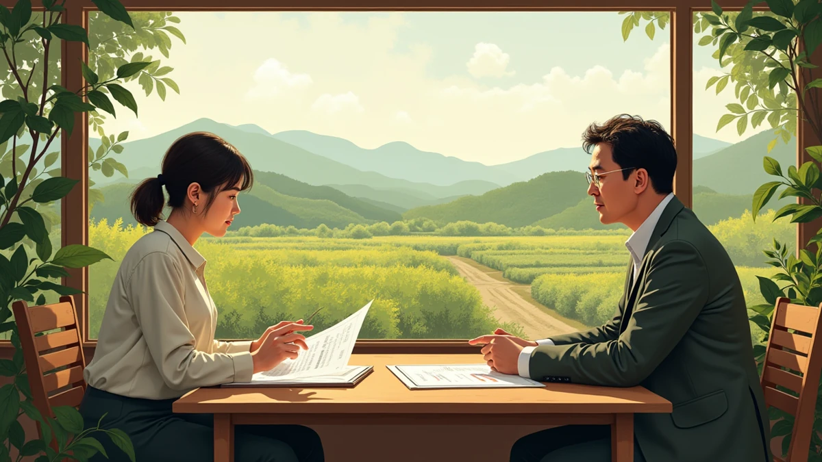 과수원 부지 고르기 — 물·배수·일조를 먼저 보는 이유